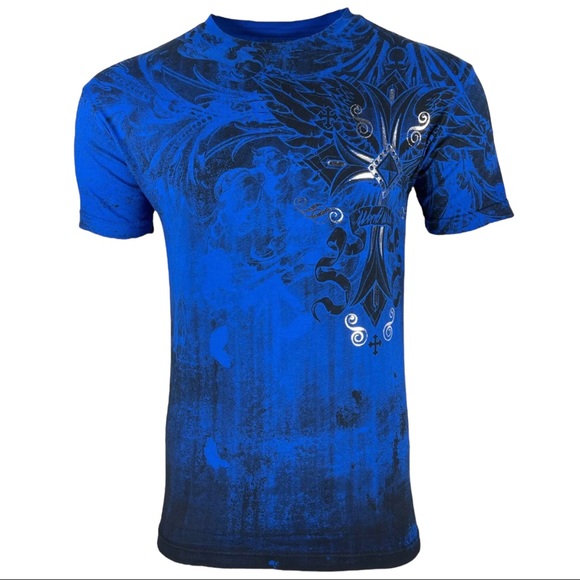 Xtreme Couture By Affliction Men's T-shirt Loyal Following Cross Biker S-5XL - Picture 6 of 12